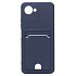 Чехол-накладка - SC315 с картхолдером для "OPPO realme C30" (dark blue) (214446)