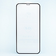 Защитное стекло Full Screen - 3D Flat для "Apple iPhone 12/iPhone 12 Pro" (тех.уп.) (black)