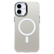 Чехол-накладка - SM025 SafeMag для "Apple iPhone 16 Plus" (white)