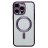 Чехол-накладка - SM027 SafeMag для "Apple iPhone 15 Pro Max" (dark violet)