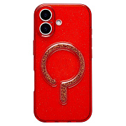 Чехол-накладка - SM050 SafeMag для "Apple iPhone 17" (red)