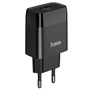 Адаптер Сетевой Hoco C72Q Glorious QC3.0 USB 3A/18W (black)