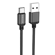 Кабель USB - Type-C Borofone BX87 Sharp  200см 3A  (black)