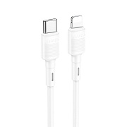 Кабель Type-C - Apple lightning Hoco X83 20W 100см 3A  (white)