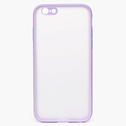 Чехол-накладка - PC041 для "Apple iPhone 6/iPhone 6S" (light violet/white)