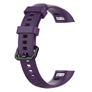 Ремешок Huawei Band 3/3 Pro пластик на пряжке (purple)