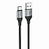 Кабель USB - Type-C Hoco X102 18W 100см 3A  (black)