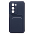 Чехол-накладка - SC337 с картхолдером для "Xiaomi Redmi 15 4G" (dark blue)