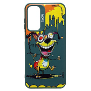 Чехол-накладка - SC335 для "Samsung Galaxy A25"  (собака) (dark green) (233133)