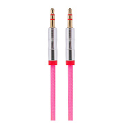 Кабель AUX (папа-папа) Kurato RORI-AUX251  100см   (rainbow)