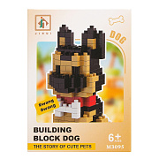 Конструктор - "Dog series" собака (5) (beige/black)