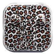 Проводные наушники с микрофоном вкладыши - MD827ZM Jack 3,5  (white/brown) (EP02)