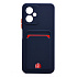 Чехол-накладка - SC315 с картхолдером для "Xiaomi Redmi Note 12 5G CN" (dark blue)
