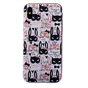 Чехол-накладка - SC071 для "Apple iPhone X/iPhone XS"  .. (016) (white/black)