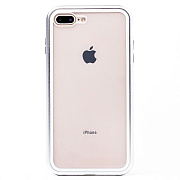 Чехол-накладка - 360 Magnetic Glass для "Apple iPhone 7 Plus/iPhone 8 Plus" (silver)