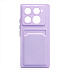 Чехол-накладка - SC337 с картхолдером для "Infinix Note 40 Pro 5G" (light violet) (230679)