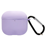 Чехол - Soft touch для кейса "AirPods (4-го поколения)" (light purple) (238197)