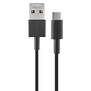 Кабель USB - micro USB Remax RC-120m Chaino  100см 2,1A  (black)