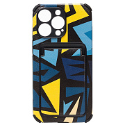 Чехол-накладка - SC284 с картхолдером для "Apple iPhone 13 Pro Max" (002) (multicolor)