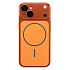 Чехол-накладка - SM091 AG-Glass SafeMag для "Apple iPhone 15" (orange)