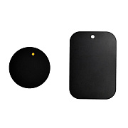 Держатель автомобильный - Пластины для магнитных держателей (2 штуки) (black) 