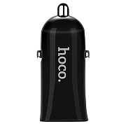Адаптер Автомобильный Hoco Z12 2USB/5V/2.4A (black)