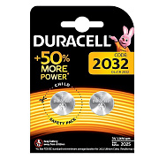 Элемент литиевый Duracell CR2032 (2-BL) (20/200)