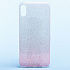 Чехол-накладка - Glamour для "Apple iPhone XR" (rose/silver)