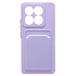 Чехол-накладка - SC337 с картхолдером для "Xiaomi 14T" (light violet) (237291)