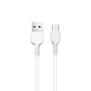 Кабель USB - Type-C Hoco X20 Exotic Radiance 12W 200см 2,4A  (white)