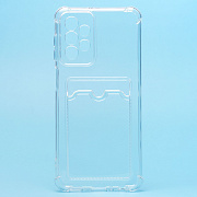 Чехол-накладка - SC278 с картхолдером для "Samsung SM-A235 Galaxy A23 4G" (transparent)