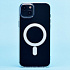 Чехол-накладка - SM006 SafeMag для "Apple iPhone 15 Plus" (прозрачный)