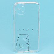 Чехол-накладка - SC196 для "Apple iPhone 11 Pro" (003) (прозрачный)