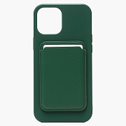 Чехол-накладка - SM005 SafeMag Wallet Case для "Apple iPhone 12 Pro Max" (green)