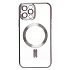 Чехол-накладка - SM011 SafeMag для "Apple iPhone 12 Pro Max" (silver)
