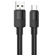 Кабель USB - Type-C Hoco X84  100см 3A  (black)