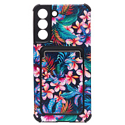 Чехол-накладка - SC284 с картхолдером для "Samsung SM-S906 Galaxy S22+" (007) (multicolor)