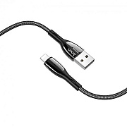 Кабель USB - Apple lightning Hoco U89 12W 120см 2,4A  (black)