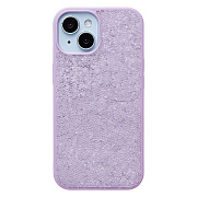 Чехол-накладка - PC071 POSH SHINE для "Apple iPhone 15" россыпь кристаллов (ice violet) (231606)