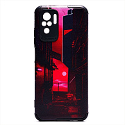 Чехол-накладка - SC310 для Xiaomi Redmi Note 10/Redmi Note 10S" (005) (black)