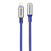 Кабель USB - Apple lightning Hoco U17 12W 120см 2,4A  (blue)