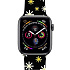 Ремешок - ApW16 Apple Watch 42/44/45/49 mm силикон на кнопке (002) (black)