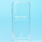 Чехол-накладка - SC276 с картхолдером для "Samsung SM-A145 Galaxy A14 4G/SM-A146 Galaxy A14 5G (MediaTek)" (transparent)