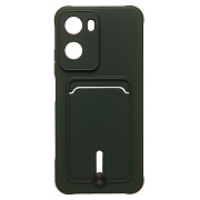 Чехол-накладка - SC304 с картхолдером для "Xiaomi Redmi 15A 5G" (dark green)
