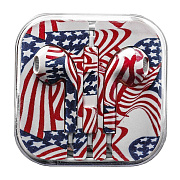 Проводные наушники с микрофоном вкладыши - MD827ZM Jack 3,5  (multi color) (EP04)