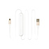 Внешний аккумулятор Hoco U22 2 000mAh USB Type-C/USB (white)