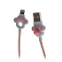 Кабель USB - micro USB Joy Room S-M125  100см 2A  (pink/white)