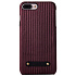 Чехол-накладка Mokka The Traveller series для "Apple iPhone 7 Plus/8 Plus" (burgundy + black) .. (burgundy/black)
