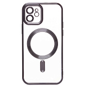 Чехол-накладка - SM011 SafeMag для "Apple iPhone 12" (black)