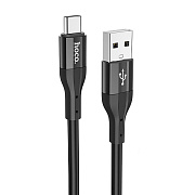 Кабель USB - Type-C Hoco X72 Creator  100см 3A  (black)